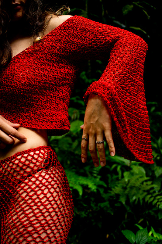 Ayaba Bell Sleeve Top