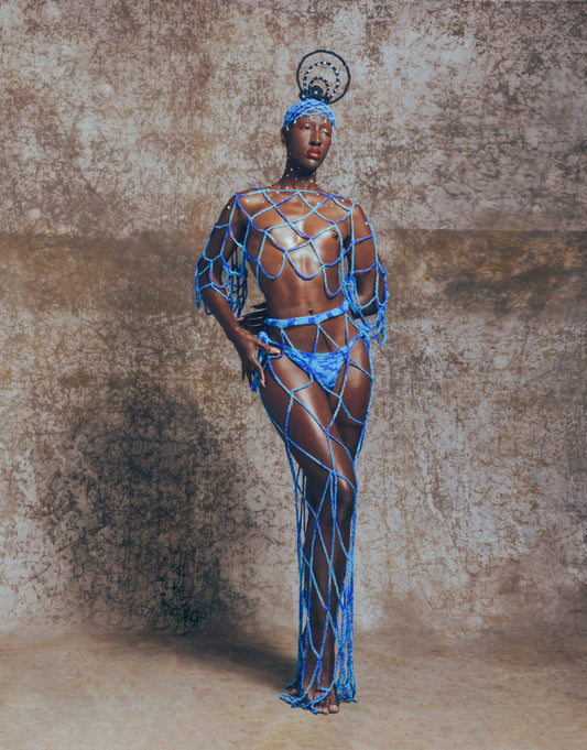 Agua Fishnet Set