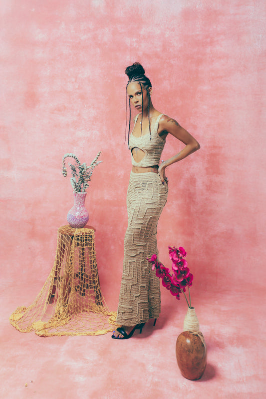 Libertad Crop & Skirt Set